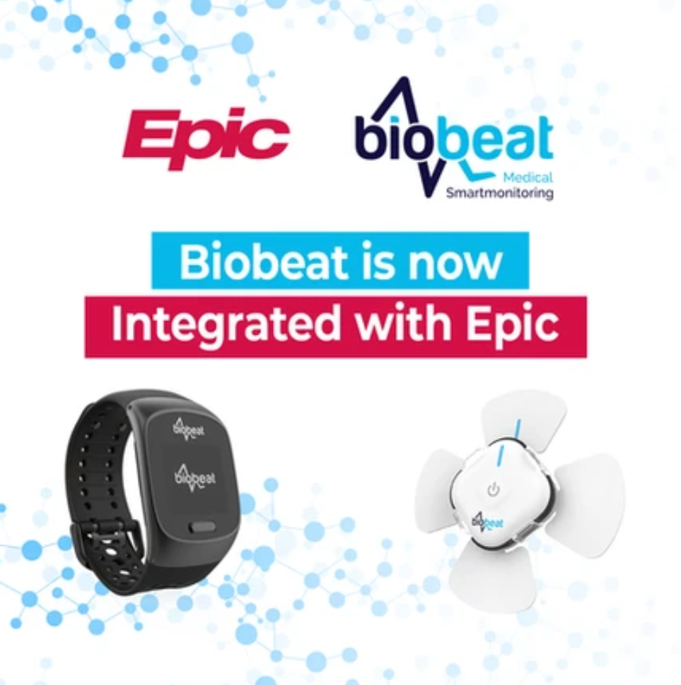 Biobeat RPM Integrates with Epic EHR to Enhance Vital Signs Data Transfer